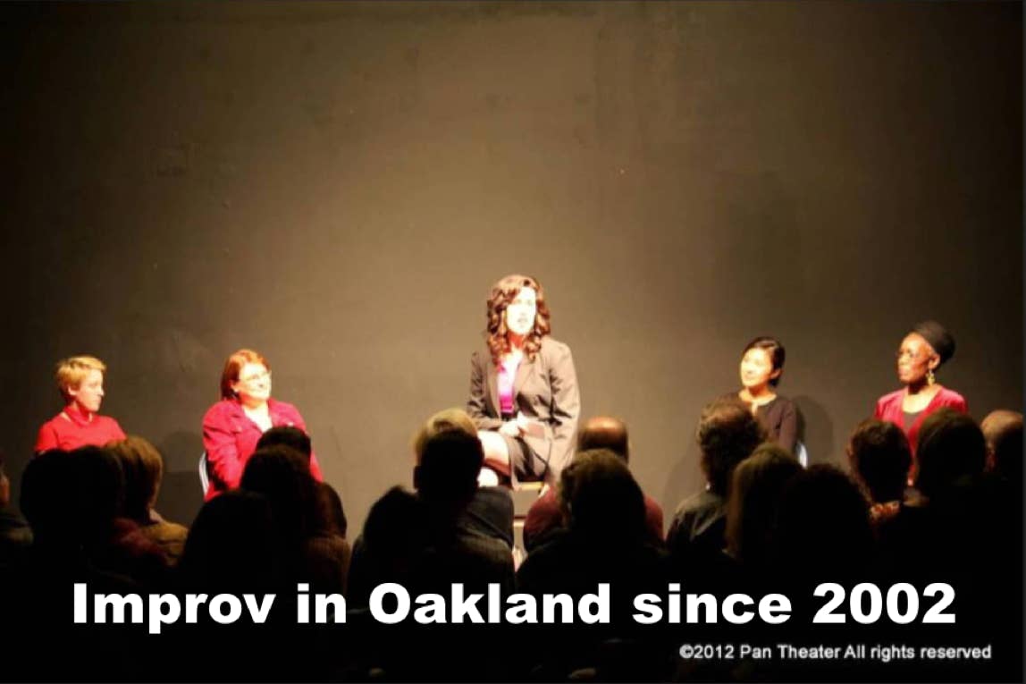 Improv show in Oakland at Pan Theater.